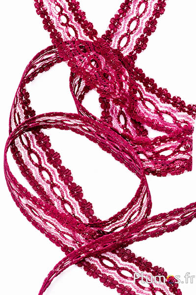 Spitzenband - Breite 2 cm - bordeaux